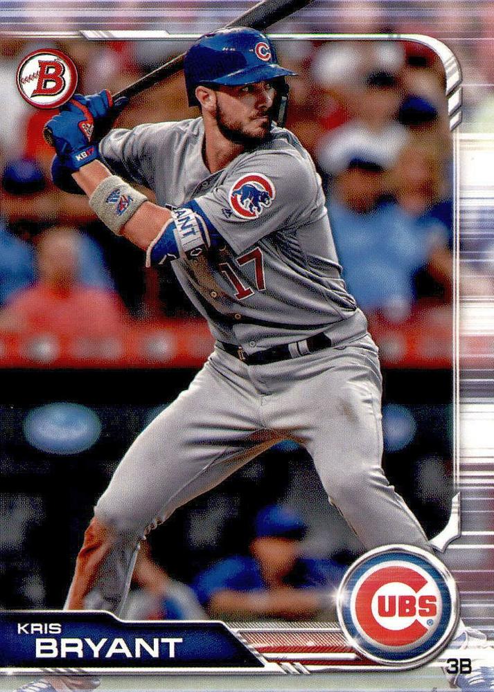 2019 Bowman Kris Bryant #51 Chicago Cubs