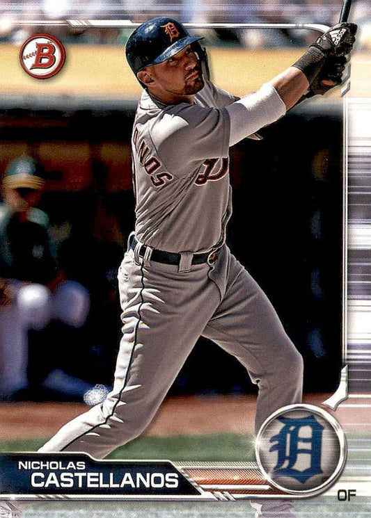 2019 Bowman Nicholas Castellanos #81 Detroit Tigers
