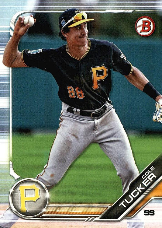 2019 Bowman Prospects Cole Tucker #BP-16 Pittsburgh Pirates