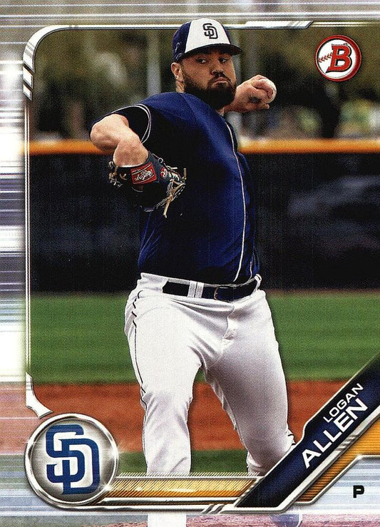 2019 Bowman Prospects Logan Allen #BP-19 San Diego Padres