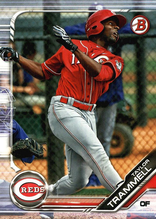 2019 Bowman Prospects Taylor Trammell #BP-24 Cincinnati Reds