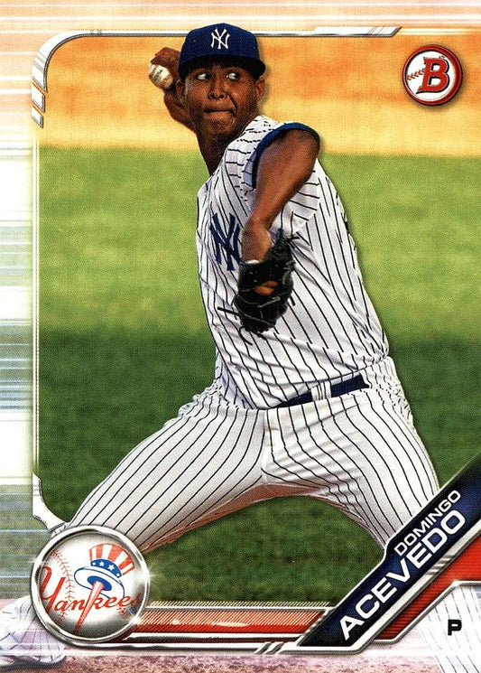 2019 Bowman Prospects Domingo Acevedo #BP-34 New York Yankees