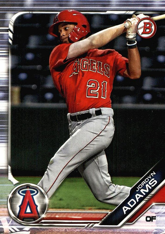 2019 Bowman Prospects Jordyn Adams #BP-42 Angels