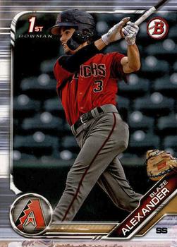 2019 Bowman Prospects Blaze Alexander #BP-53 Arizona Diamondbacks