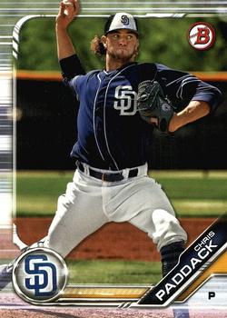 2019 Bowman Prospects Chris Paddack #BP-55 San Diego Padres