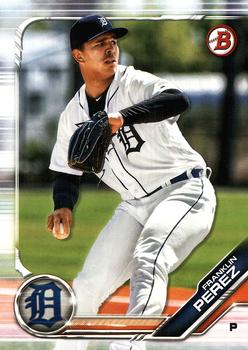 2019 Bowman Prospects Franklin Perez #BP-56 Detroit Tigers