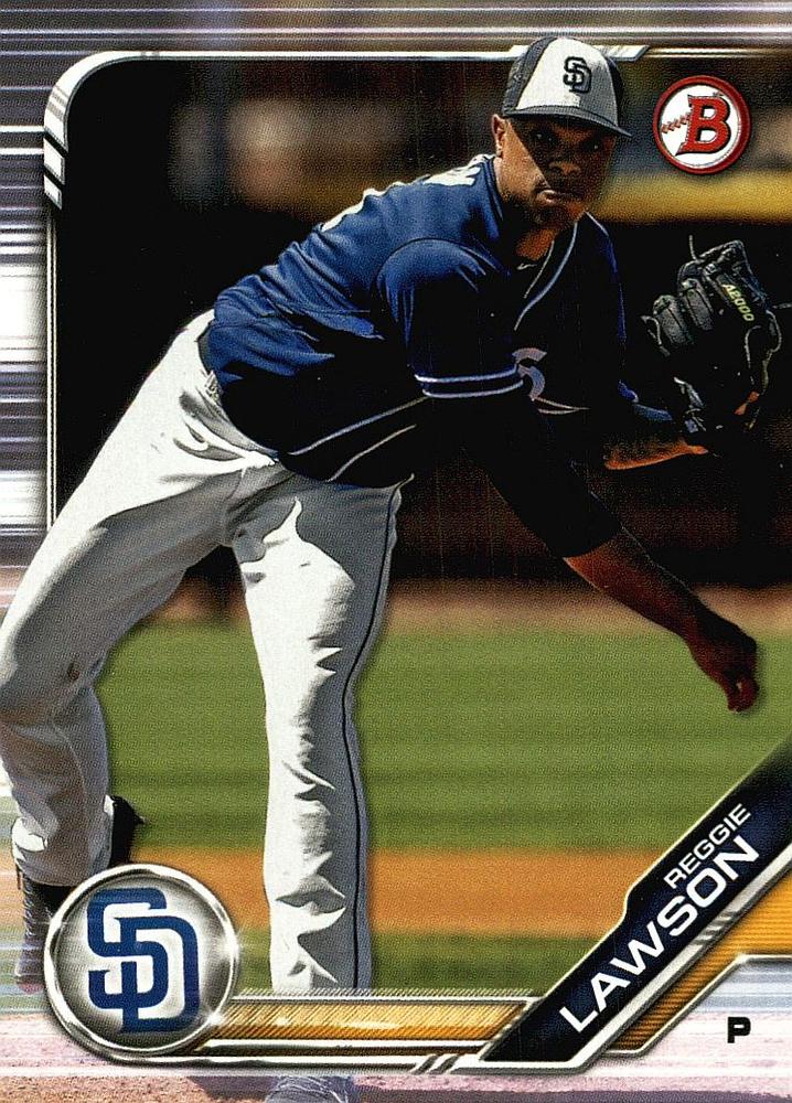 2019 Bowman Prospects Reggie Lawson #BP-68 San Diego Padres