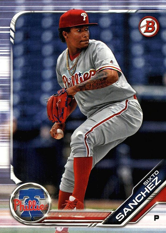 2019 Bowman Prospects Sixto Sanchez #BP-70 Philadelphia Phillies