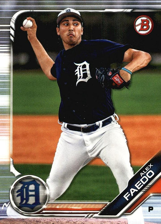 2019 Bowman Prospects Alex Faedo #BP-78 Detroit Tigers