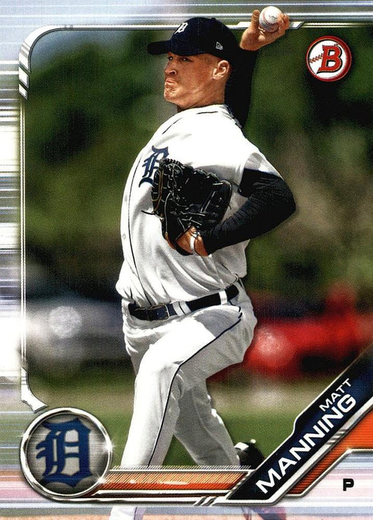 2019 Bowman Prospects Matt Manning #BP-85 Detroit Tigers