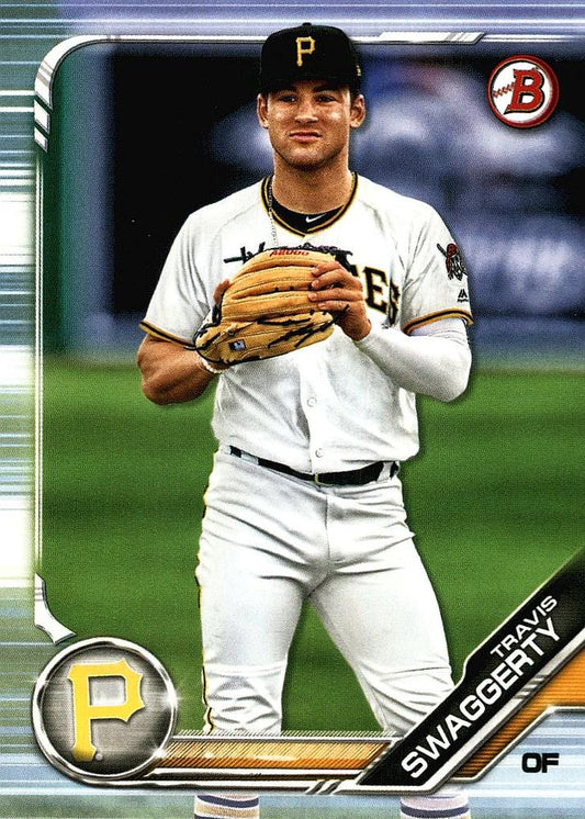 2019 Bowman Prospects Travis Swaggerty #BP-93 Pittsburgh Pirates