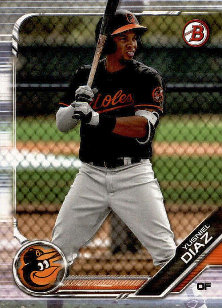 2019 Bowman Prospects Y#USniel Diaz #BP-109 Baltimore Orioles