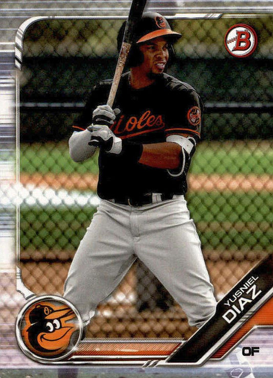2019 Bowman Prospects Y#USniel Diaz #BP-109 Baltimore Orioles