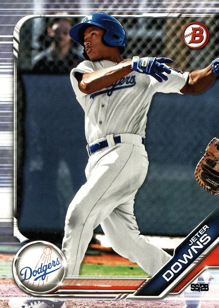 2019 Bowman Prospects Jeter Downs #BP-115 Los Angeles Dodgers