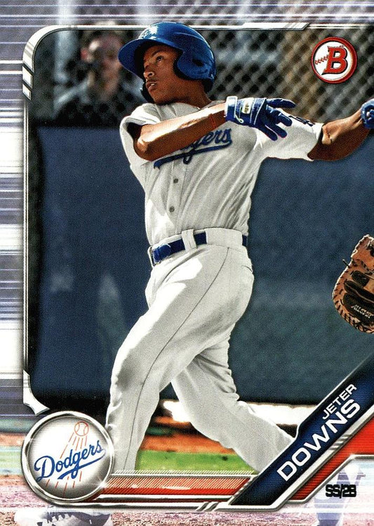 2019 Bowman Prospects Jeter Downs #BP-115 Los Angeles Dodgers
