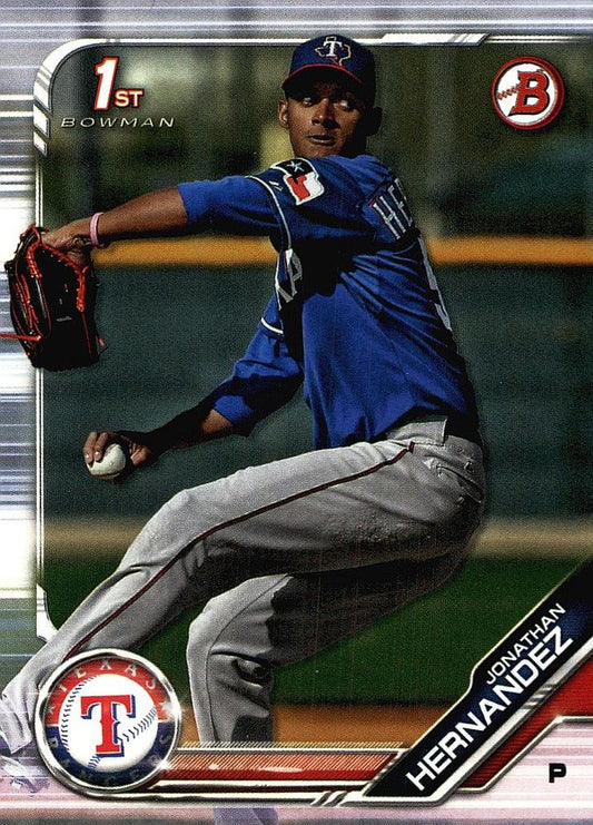 2019 Bowman Prospects Jonathan Hernandez #BP-119 Texas Rangers