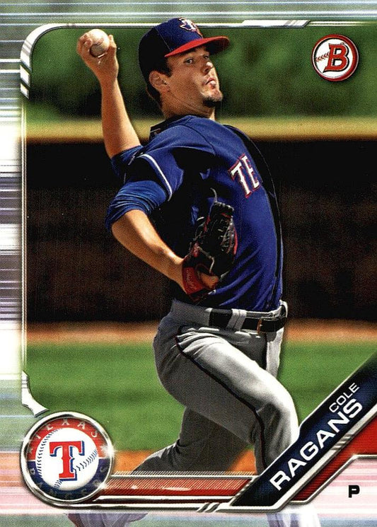 2019 Bowman Prospects Cole Ragans #BP-122 Texas Rangers
