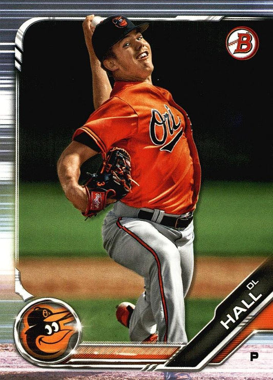 2019 Bowman Prospects DL Hall #BP-139 Baltimore Orioles