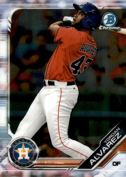 2019 Bowman Chrome Prospects Yordan Alvarez BCP-123 Ho#USton Astros