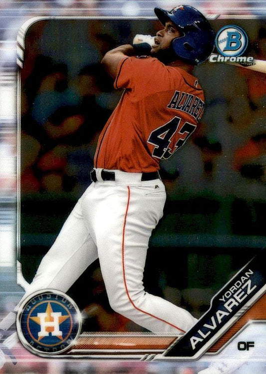 2019 Bowman Chrome Prospects Yordan Alvarez BCP-123 Ho#USton Astros