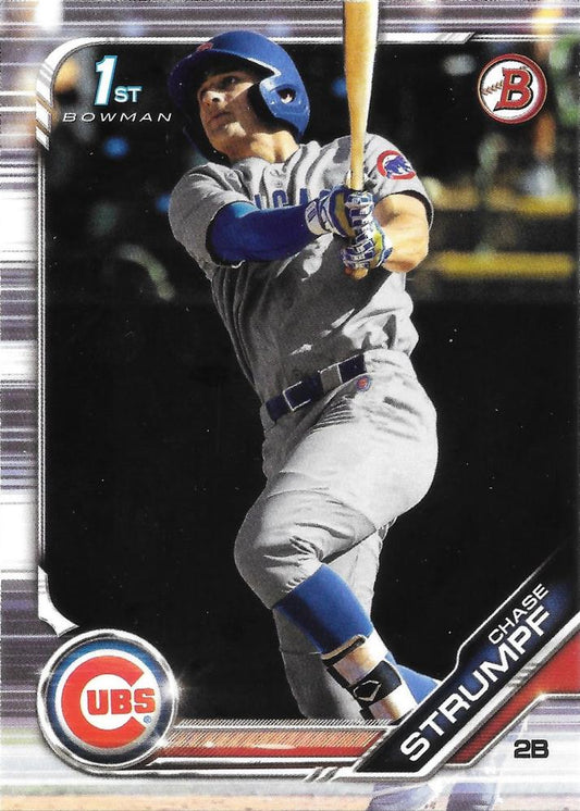 2019 Bowman Draft Chase Strumpf FBC BD-178 Chicago Cubs