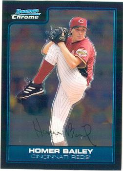 2006 Bowman Draft Picks & Prospects Chrome Futures Game Prospects Homer Bailey FG37 Cincinnati Reds