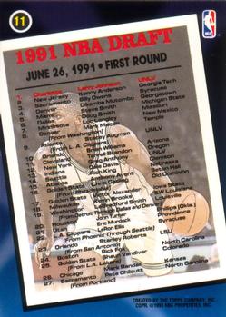 1992-93 Topps Archives Larry Johnson DPK #11 Charlotte Hornets
