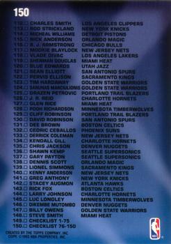 1992-93 Topps Archives Checklist: 76-150 CL  #150