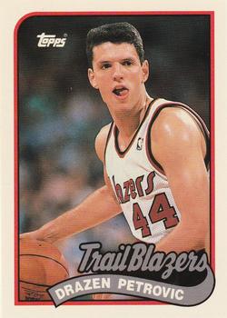 1992-93 Topps Archives Drazen Petrovic  #125 Portland Trail Blazers
