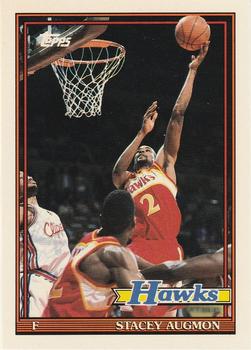 1992-93 Topps Archives Stacey Augmon  #142 Atlanta Hawks