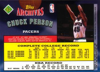 1992-93 Topps Archives Chuck Person  #84 Indiana Pacers