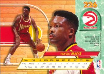 1992-93 Fleer Ultra Travis Mays #226 Atlanta Hawks