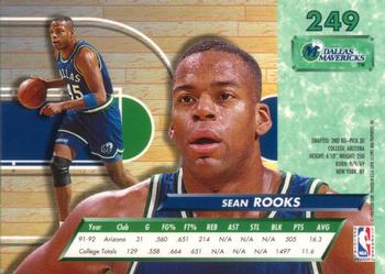 1992-93 Fleer Ultra Sean Rooks RC #249 Dallas Mavericks