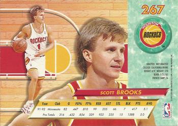 1992-93 Fleer Ultra Scott Brooks #267 Houston Rockets
