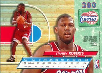 1992-93 Fleer Ultra Stanley Roberts #280 Los Angeles Clippers