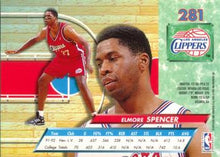 تحميل الصورة إلى عارض المعرض، 1992-93 Fleer Ultra Elmore Spencer #281 Los Angeles Clippers
