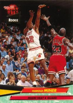 1992-93 Fleer Ultra Harold Miner RC #293 Miami Heat