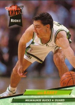 1992-93 Fleer Ultra Jon BarryÂ RC  #296 Milwaukee Bucks
