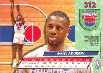 1992-93 Fleer Ultra Rafael Addison  #312 New Jersey Nets