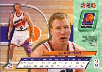 1992-93 Fleer Ultra Tim Kempton  #340 Phoenix Suns