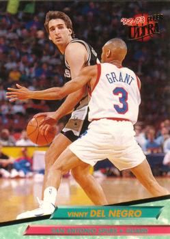 1992-93 Fleer Ultra Vinny Del Negro  #354 San Antonio Spurs