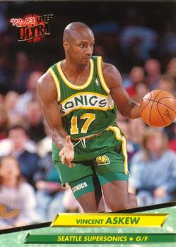 1992-93 Fleer Ultra Vincent Askew  #360 Seattle SuperSonics