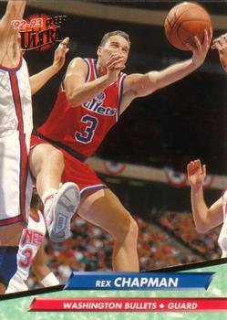 1992-93 Fleer Ultra Rex Chapman  #366 Washington Bullets