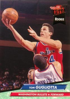 1992-93 Fleer Ultra Tom Gugliotta RC #367 Washington Bullets