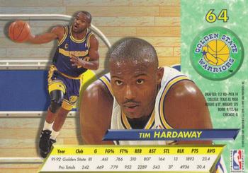1992-93 Fleer Ultra Tim Hardaway #64 Golden State Warriors