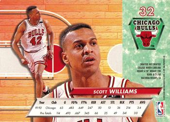 1992-93 Fleer Ultra Scott Williams #32 Chicago Bulls