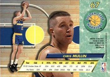 1992-93 Fleer Ultra Billy Owens #68 Golden State Warriors