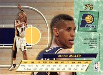 1992-93 Fleer Ultra Reggie Miller #78 Indiana Pacers