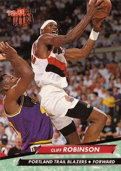 1992-93 Fleer Ultra Cliff Robinson #154 Portland Trail Blazers