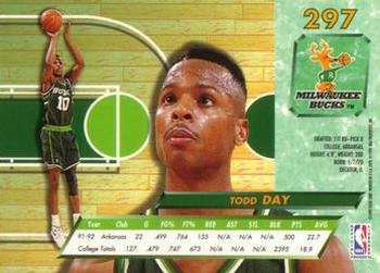 1992-93 Fleer Ultra Todd DayÂ RC  #297 Milwaukee Bucks
